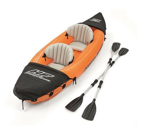 Canoa caiaque inflável Bestway Lite Rapid X2 para 2 pessoas