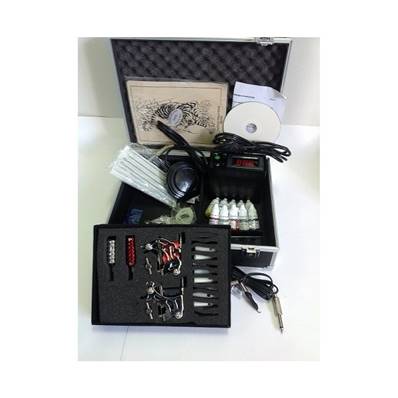 Kit de tatuaje profesional. Maletín de tatuar