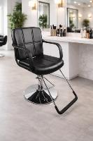 Cadeira de cabeleireiro barbeiro  Santorini preto