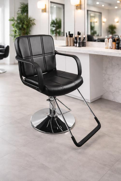 Cadeira de cabeleireiro barbeiro  Santorini preto