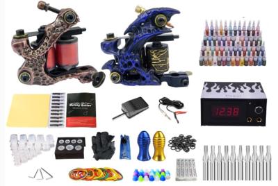 Kit profissional de tatuagem Máquinas de tatuagem.