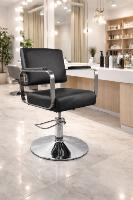 Cadeira cabeleireiro Curier - Preto